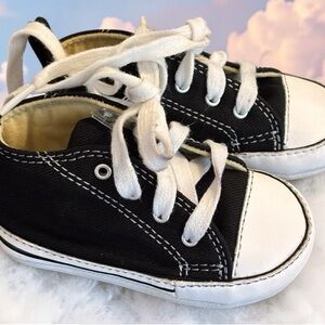 Baby Converse Black and White Kids Sneakers